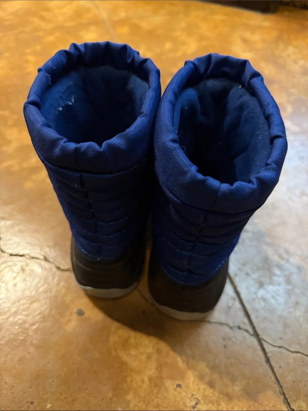 Zella Kids Blue and Black Snow Boots